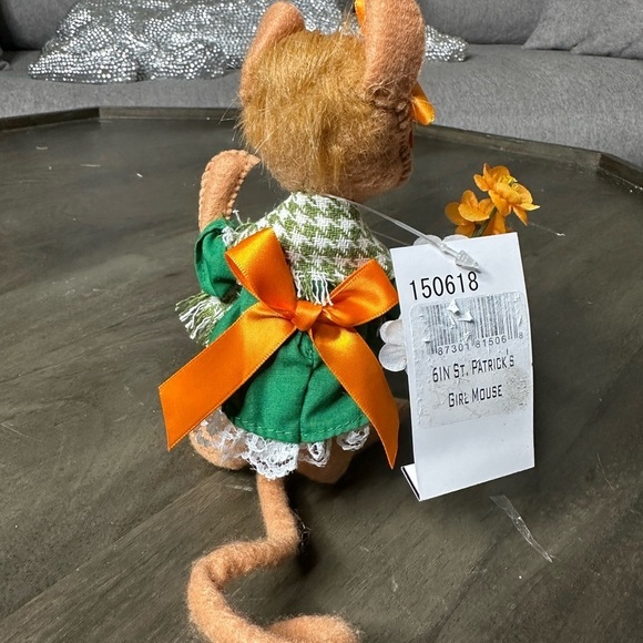 Annalee Dolls / / St. Patrick's Day / 6” Girl Irish Mouse - Picture 2 of 6
